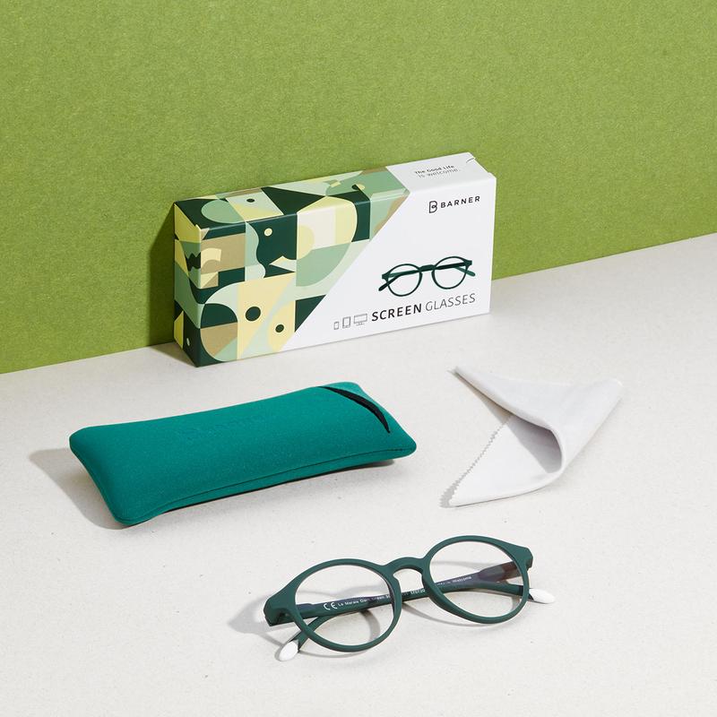 BARNER blue light glasses - Le Marais - Dark Green