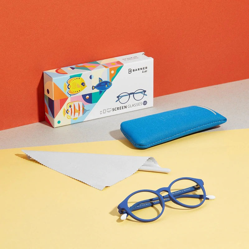 BARNER blue light glasses - Le Marais Kids - Palace Blue