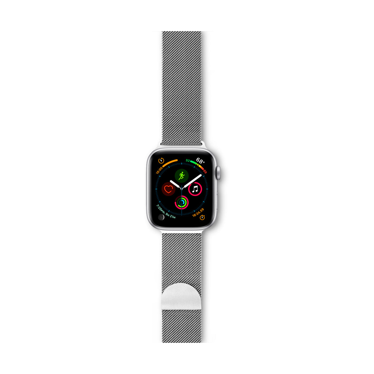 EPICO MILANESE BAND FOR APPLE WATCH 38/40 mm - silver