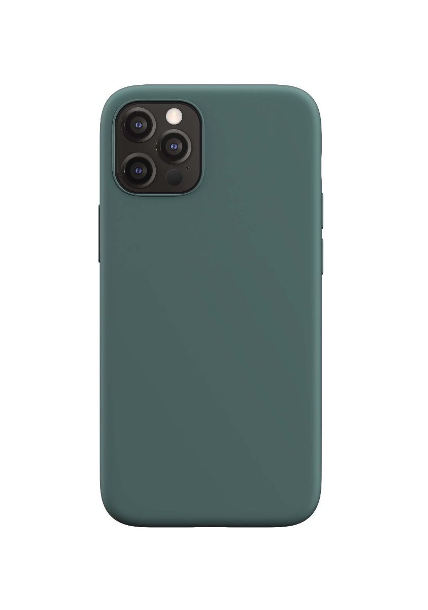 Next One silikonska maska s MagSafe za iPhone 12/12 Pro list zelena