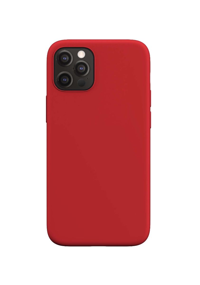 Next One crvena silikonska maska s MagSafe za iPhone 12/12 Pro