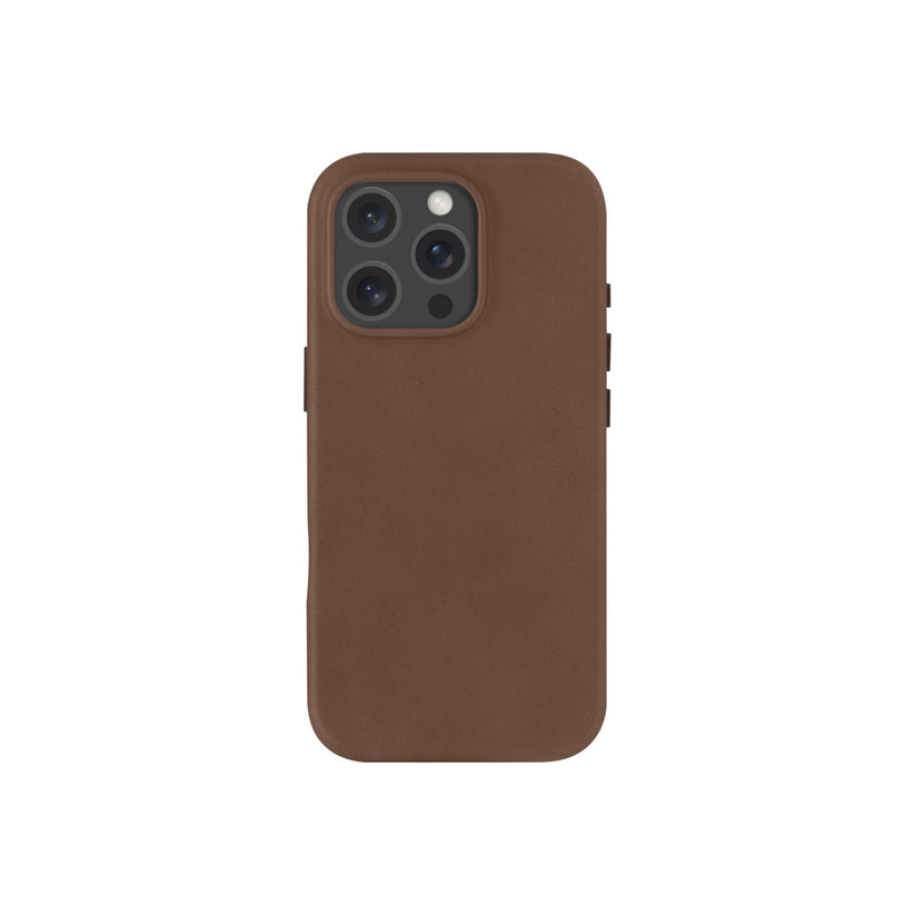 DBRAMANTE1928 Roskilde case za iPhone 16 Pro - Dark Tan - MagSafe kompatibilan