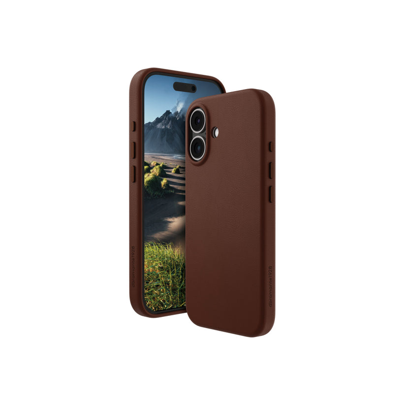 DBRAMANTE1928 Roskilde case za iPhone 16 Plus - Dark Tan - MagSafe kompatibilan