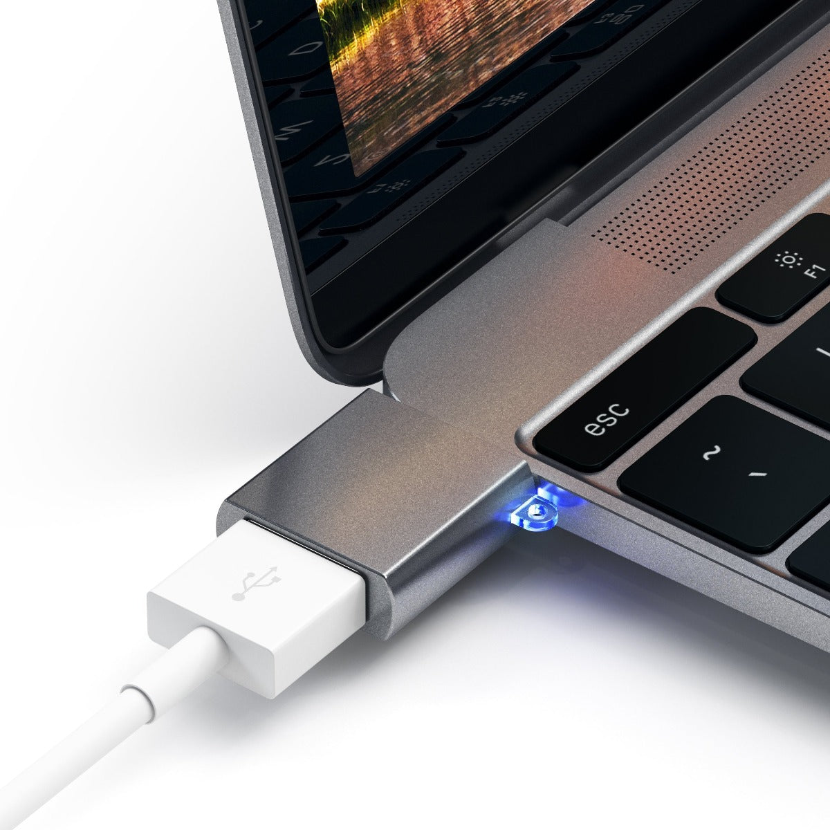 Satechi USB-C to USB-A adapter - Space Gray