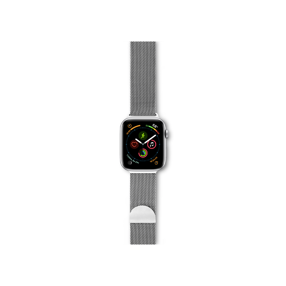 EPICO MILANESE BAND FOR APPLE WATCH 42/44 mm - silver