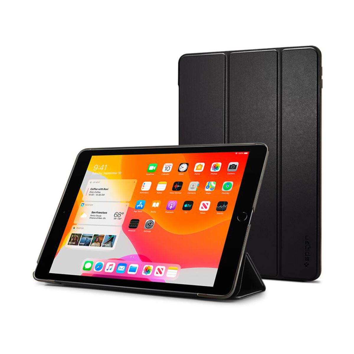 Spigen Smart Fold za iPad 10, 2" crna