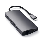 Satechi Multi-port Type-C adapter sa Ethernet V2 - Space Gray - iSTYLE.hr
