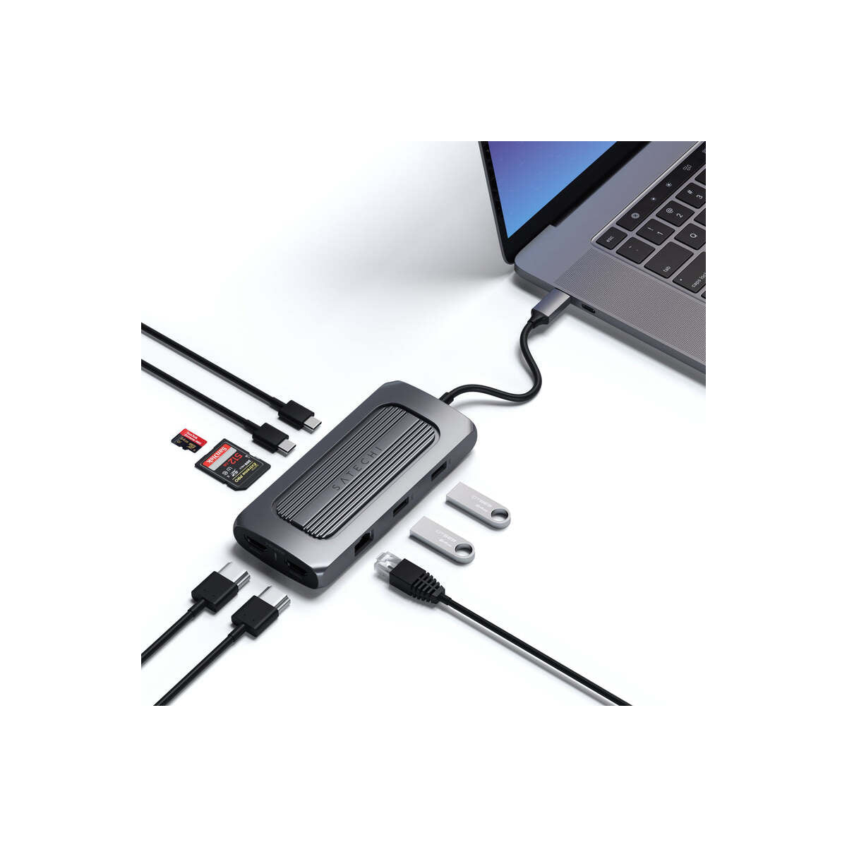 Satechi Aluminium USB-C Multiport MX Adapter - iSTYLE.hr