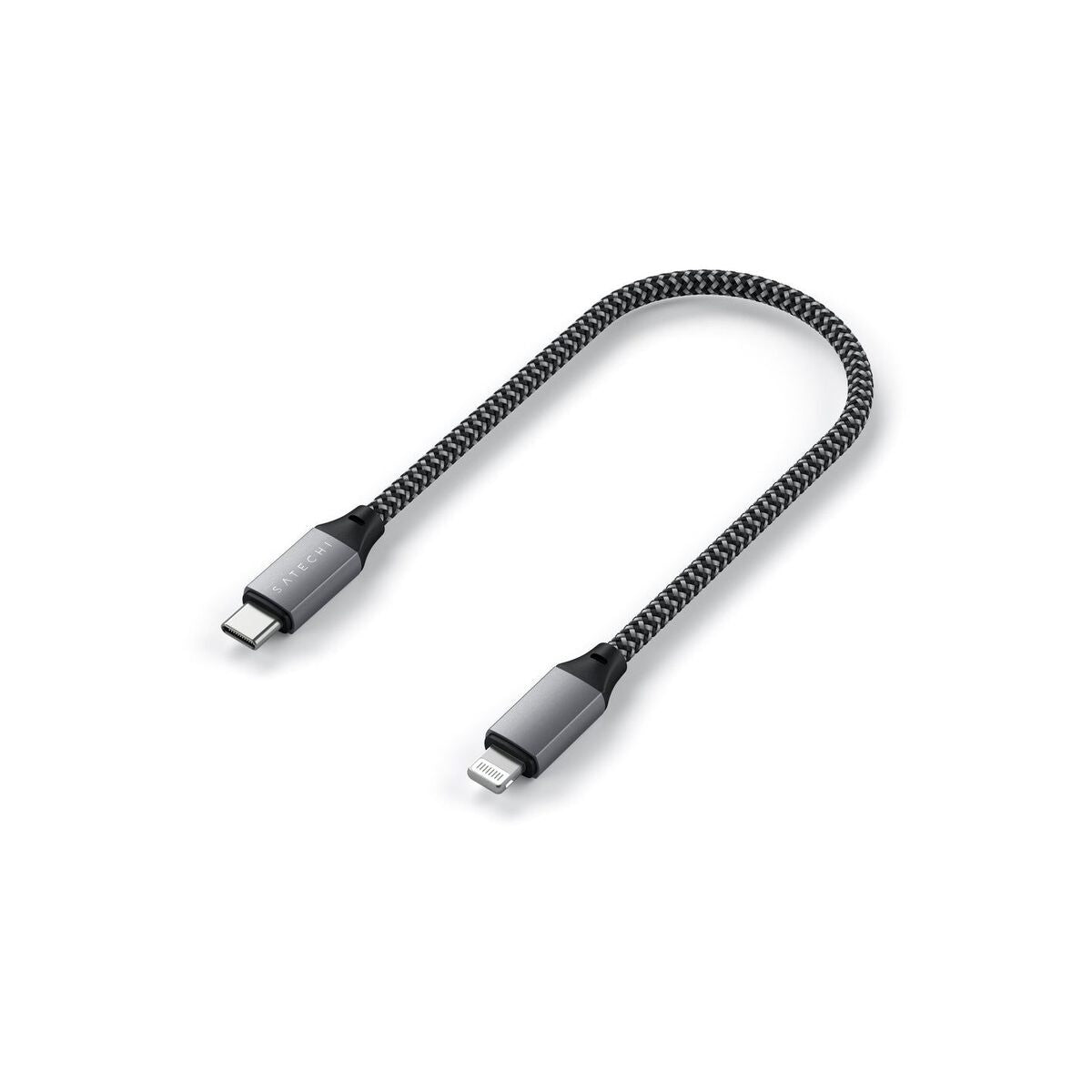 Satechi USB-C to Lightning Cable (25 cm) - Space Gray