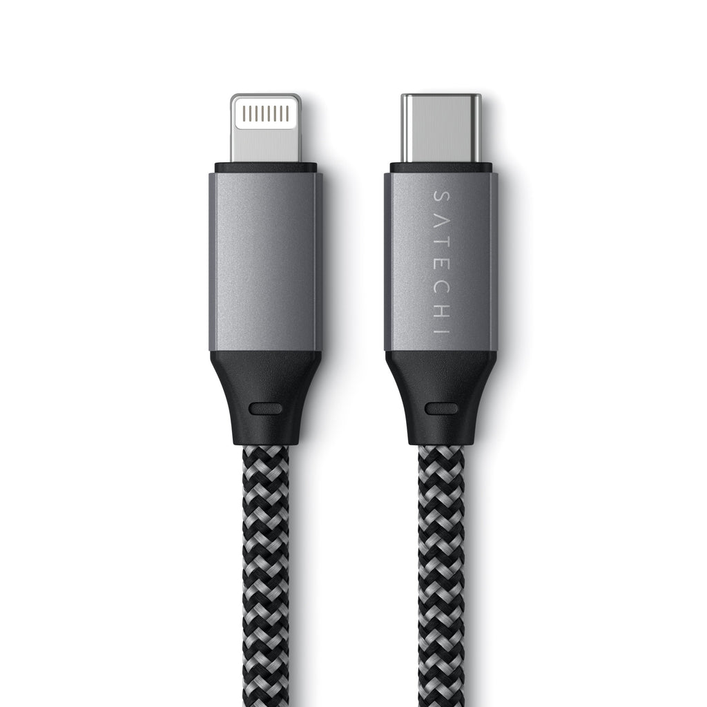 Satechi USB-C to Lightning Cable (25 cm) - Space Gray