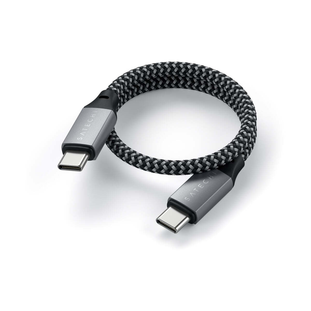 Satechi USB-C to USB-C kabel (25 cm) svemirski siva