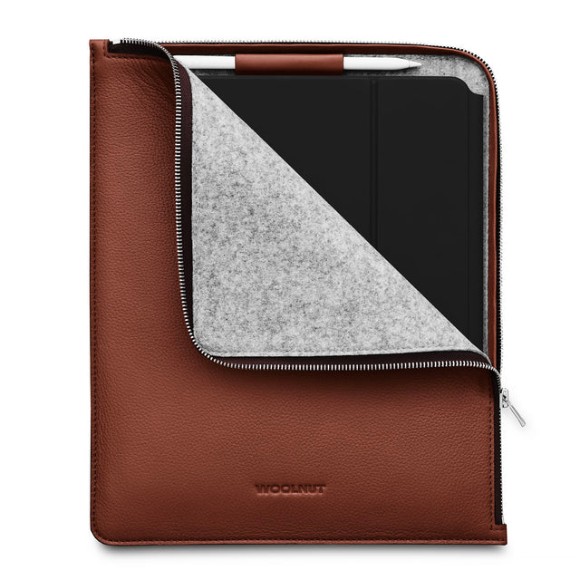 WOOLNUT Leather Folio za iPad Pro 12,9" - Cognac