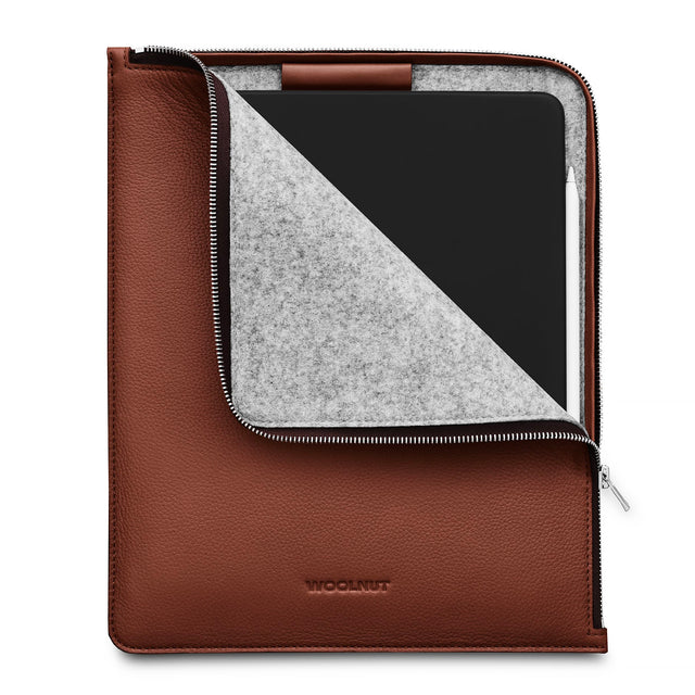 WOOLNUT Leather Folio za iPad Pro 12,9" - Cognac