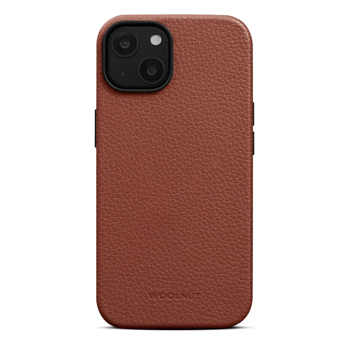 Woolnut kožna maska za iPhone 14 konjak