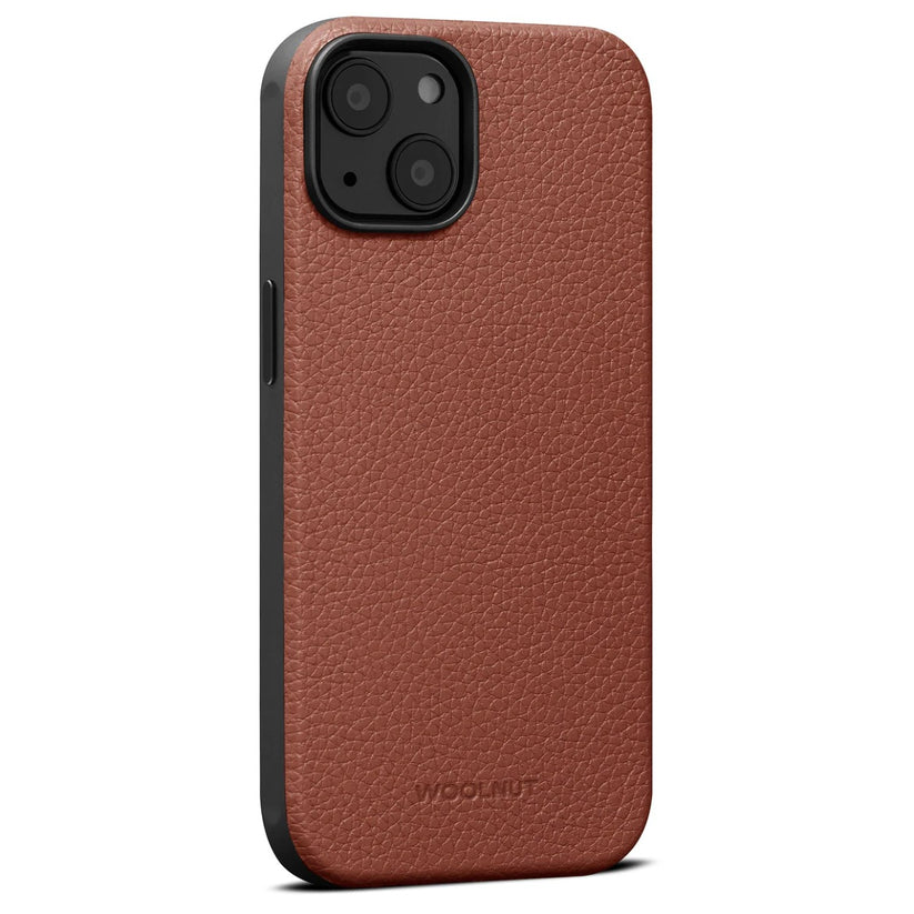 WOOLNUT Leather Case za iPhone 14 - Cognac