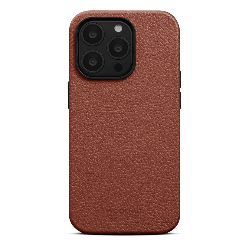 WOOLNUT Leather Case za iPhone 14 Pro - Cognac