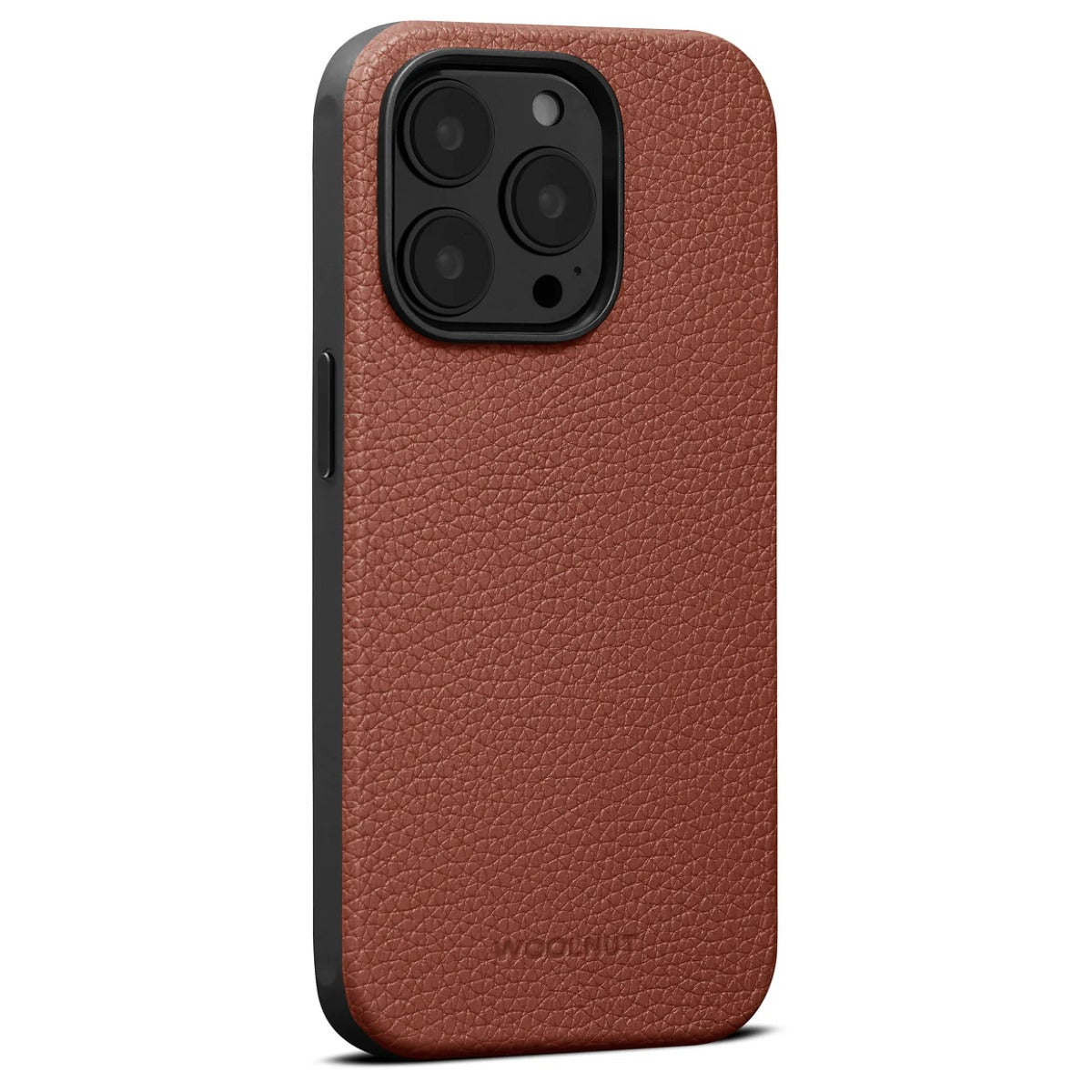 Woolnut kožna maska za iPhone 14 Pro konjak