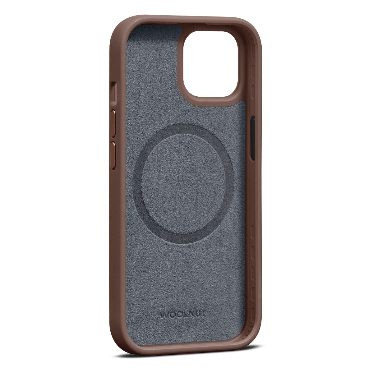 WOOLNUT Leather Case za iPhone 15 - Cognac