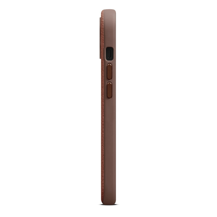 WOOLNUT Leather Case za iPhone 15 - Cognac