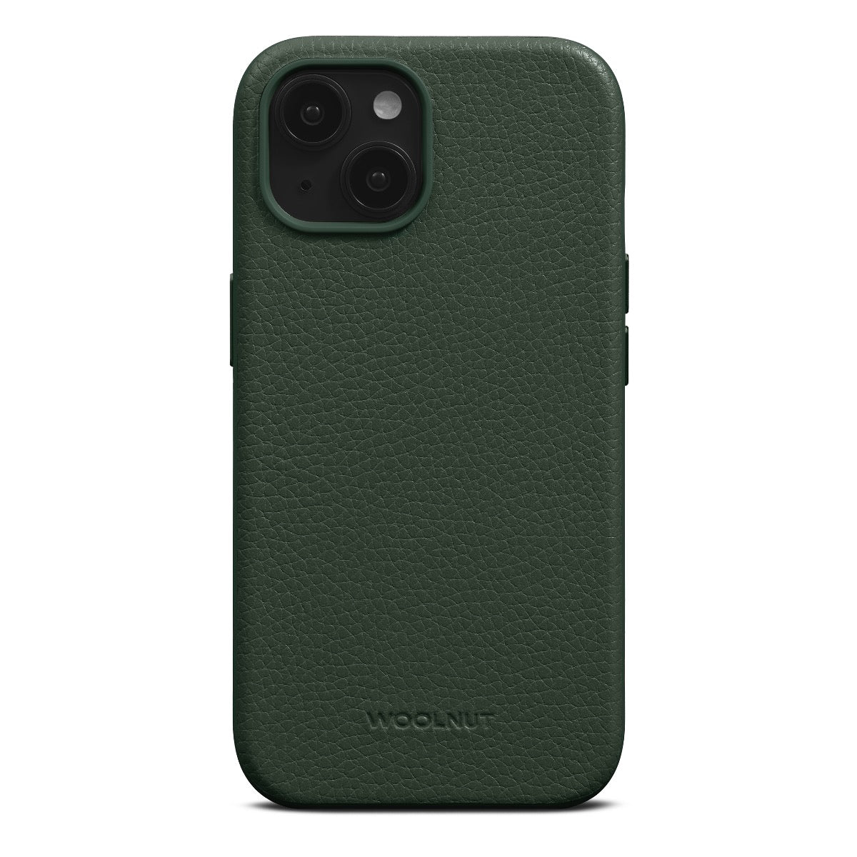 Woolnut kožna maska za iPhone 15 plus zelena