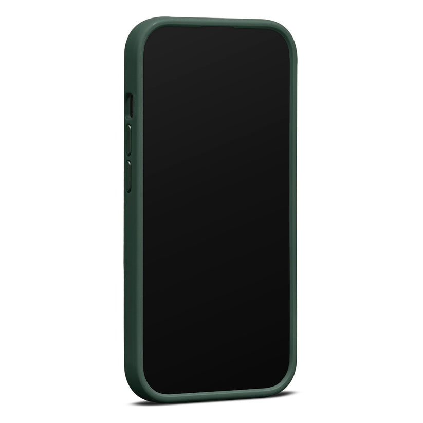 WOOLNUT Leather Case za iPhone 15 - Green