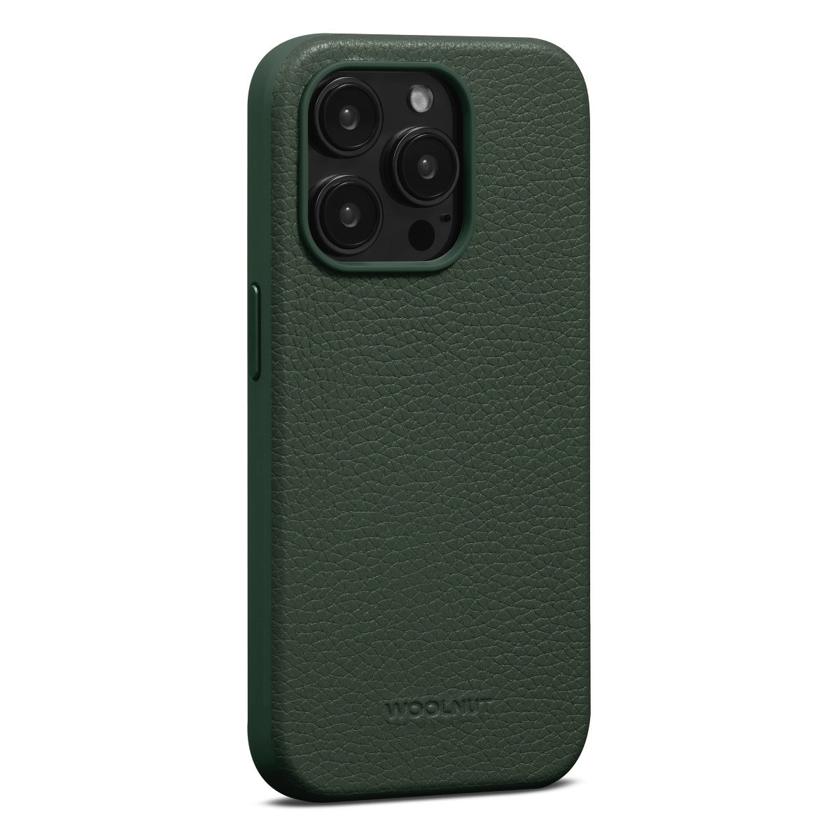 WOOLNUT Leather Case za iPhone 15 Pro - Green