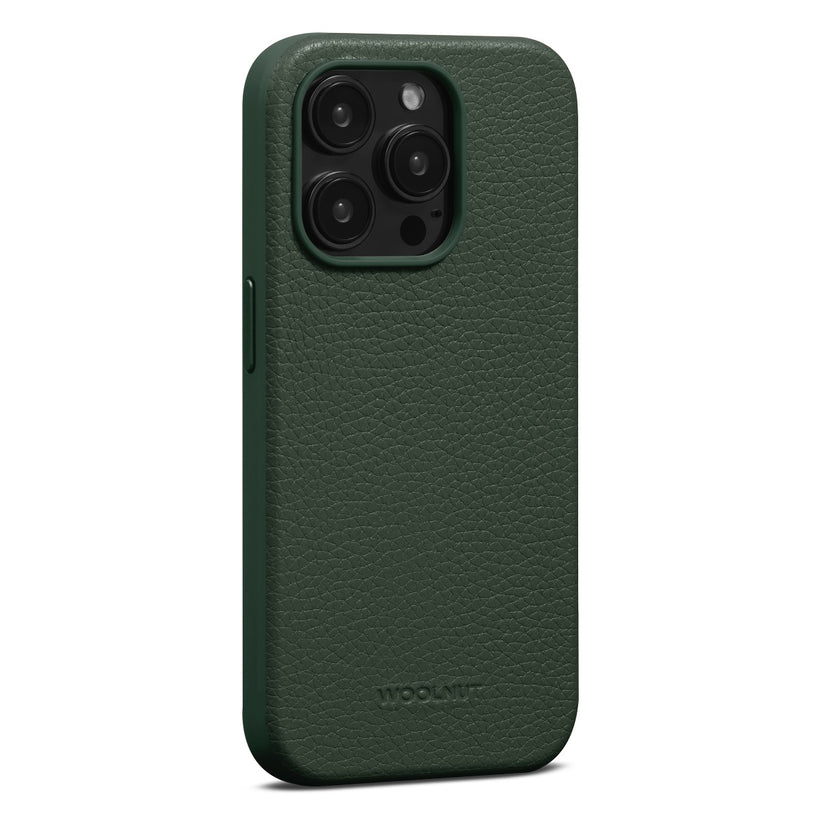 WOOLNUT Leather Case za iPhone 15 Pro Max - Green