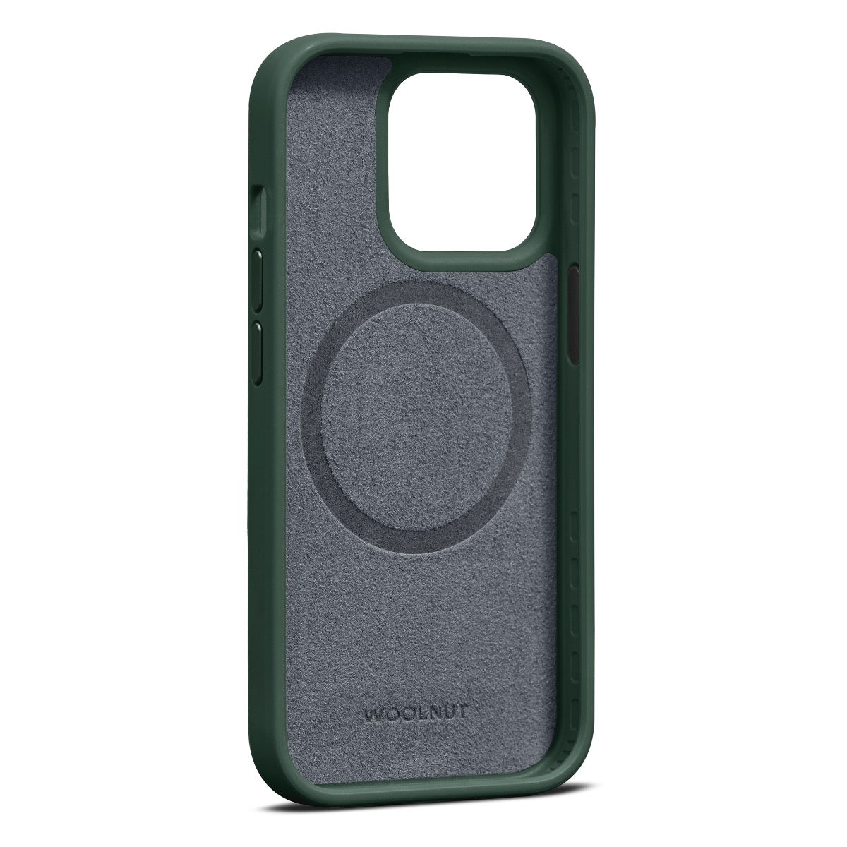 WOOLNUT Leather Case za iPhone 15 Pro Max - Green