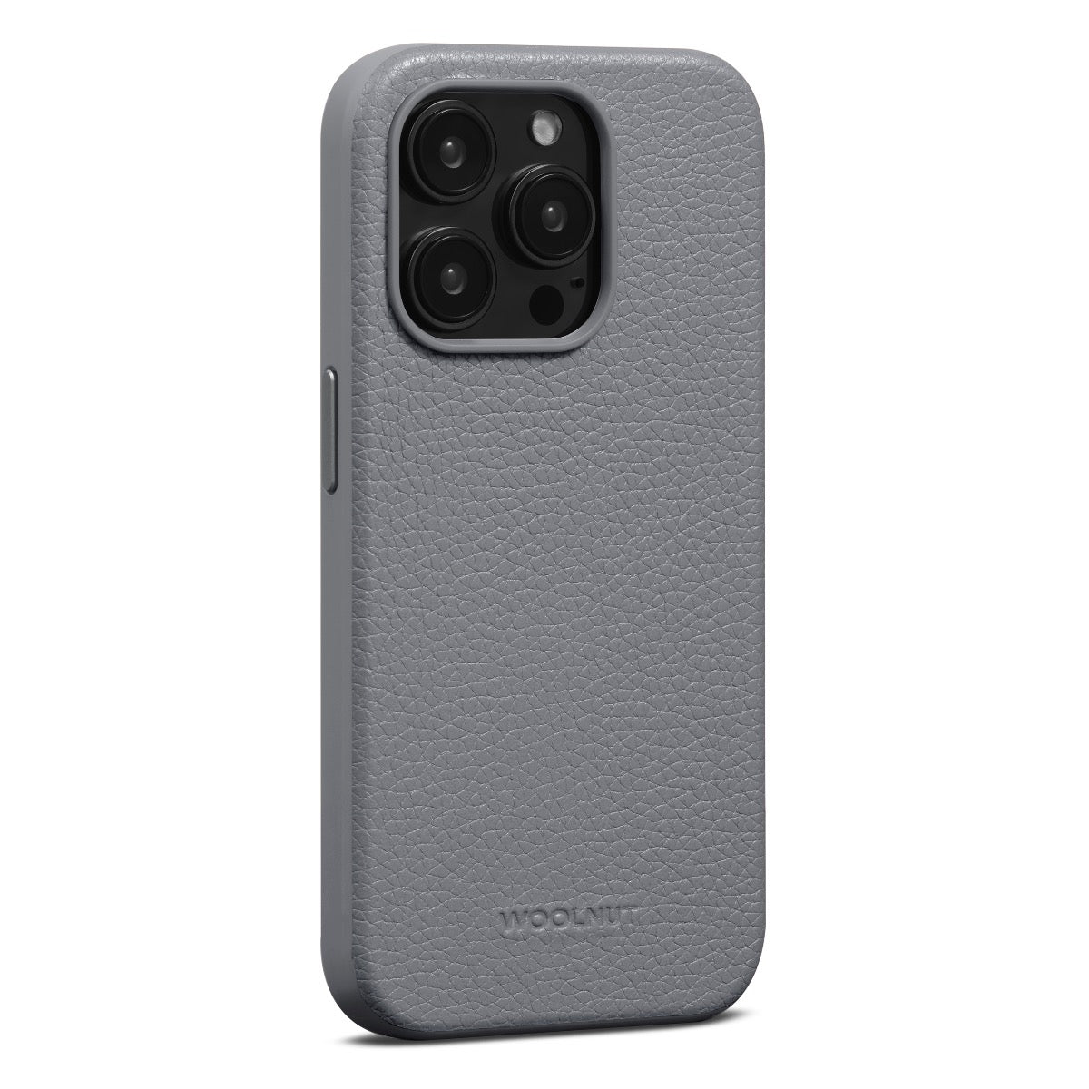 WOOLNUT Leather Case za iPhone 15 Pro - Grey