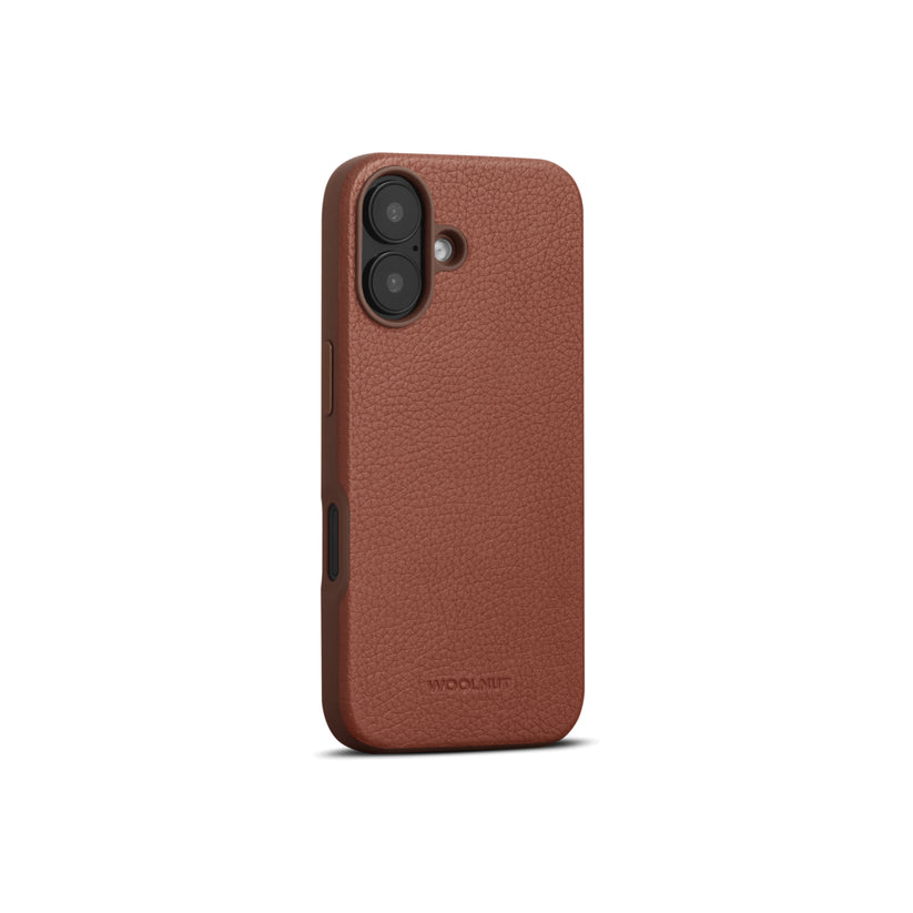 Woolnut Leather Case za iPhone 16 - Cognac - iSTYLE.hr