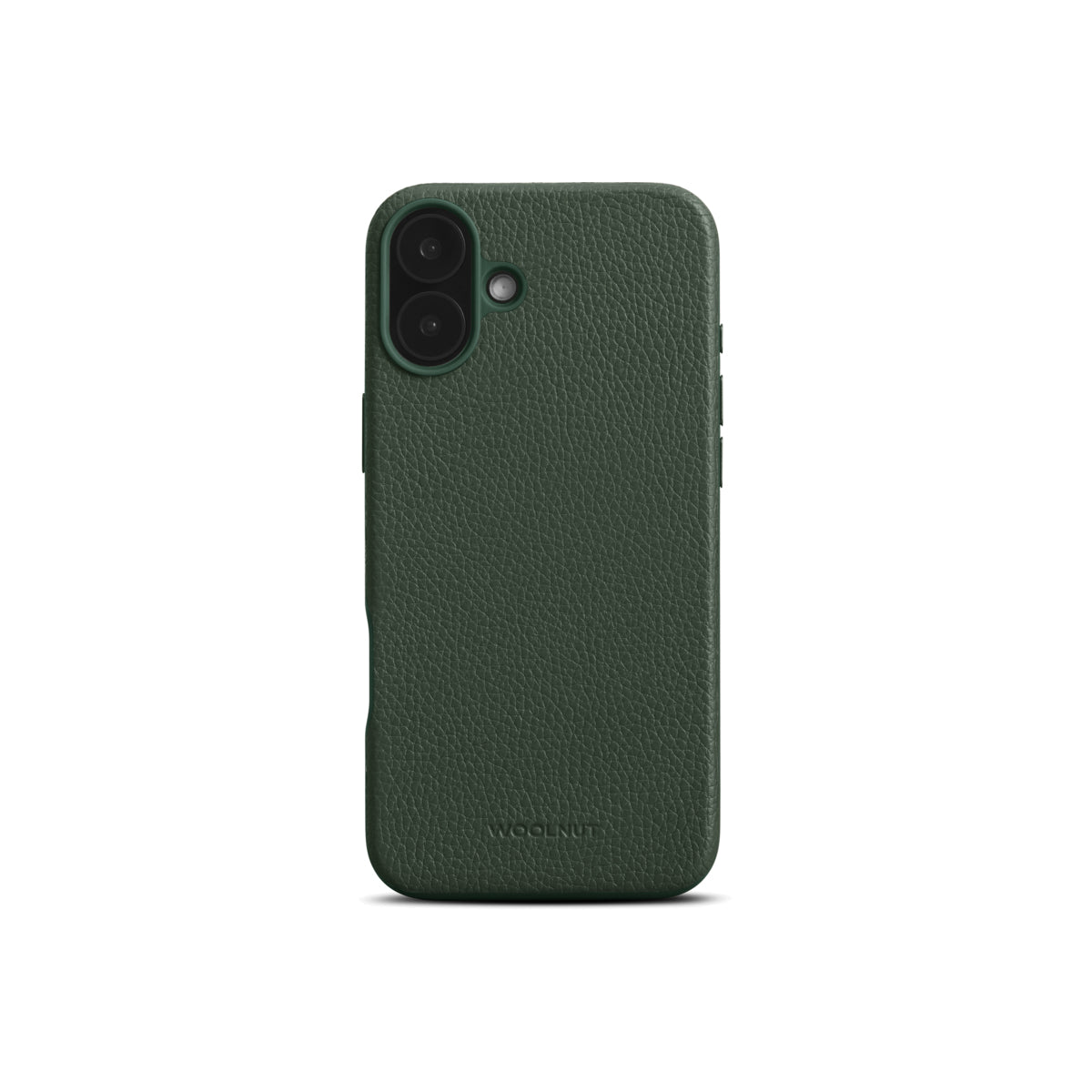 Woolnut kožna maska za iPhone 16 plus zelena