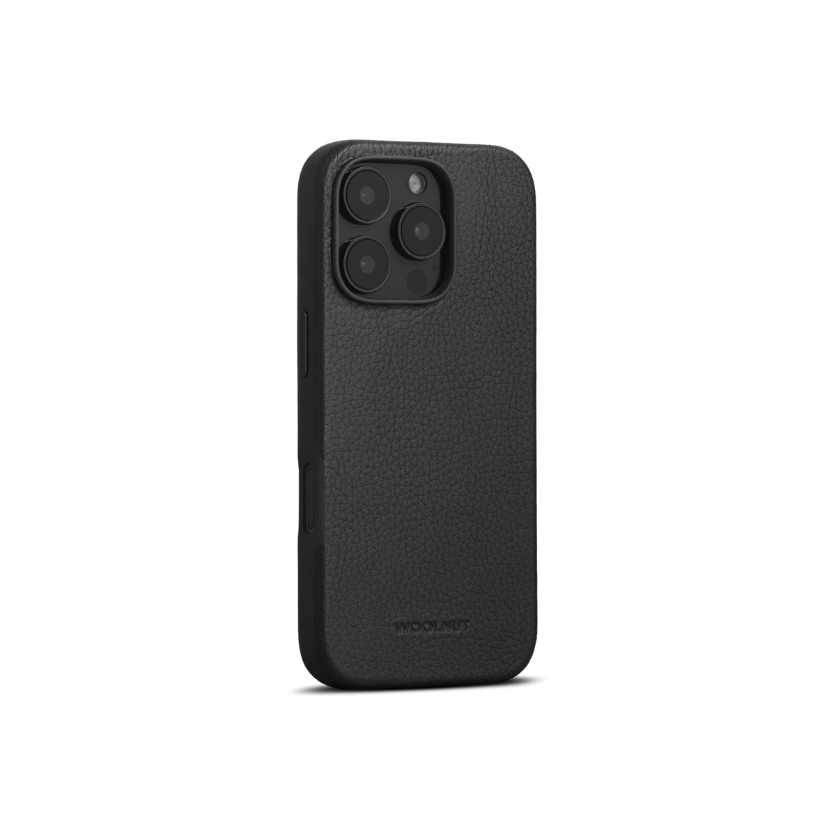 Woolnut Leather Case za iPhone 16 Pro - Black - iSTYLE.hr