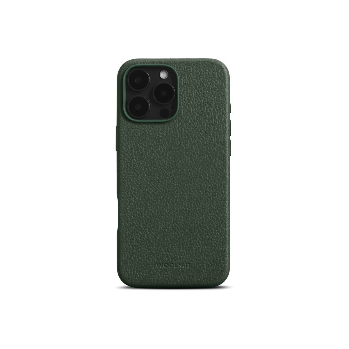 Woolnut kožna maska za iPhone 16 Pro Max zelena