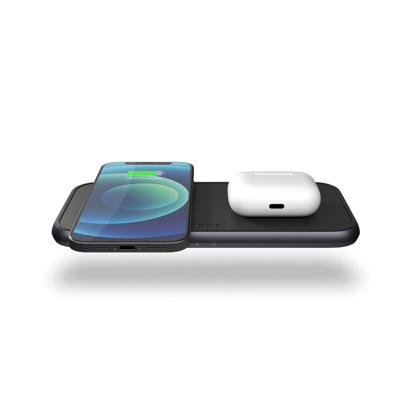 ZENS Dual Aluminium Wireless Charger Ð Black - iSTYLE.hr