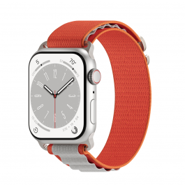 Next One Apple Watch remen 41 mm: Adventure Loop - Orange/Gray 