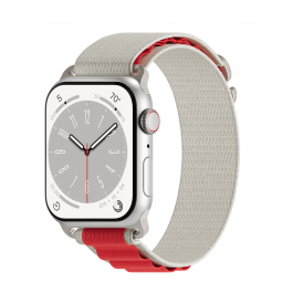 Next One Apple Watch remen 41 mm: Adventure Loop - White/Red