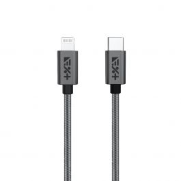 NEXT ONE SPACE GRAY USB-C TO LIGHTNING 1.2 M METALIC CABLE