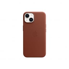 Apple Leather Case za iPhone 14 - kompatibilan s MagSafe - Umber