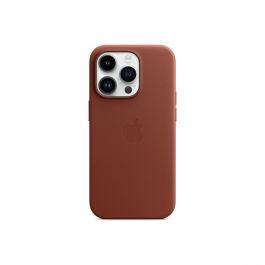 Apple Leather Case za iPhone 14 Pro - kompatibilan s MagSafe - Umber