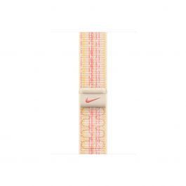 Apple Nike Sport Loop (45mm) - Starlight/Pink 
