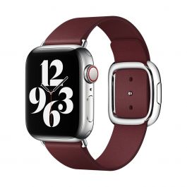 Apple Watch 40mm Band: Garnet Modern Buckle - Medium